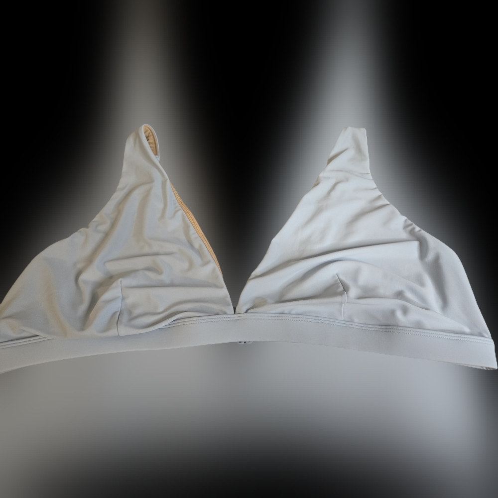 Old Navy Cream Wireless Bra Minimalist Design